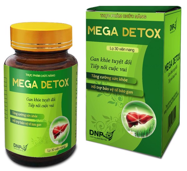 MEGA DETOX - HỖ TRỢ GIẢI ĐỘC GAN & BẢO VỆ GAN, HỖ TRỢ TĂNG CƯỜNG CHỨC NĂNG GAN.